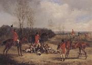 Henry Alken Jnr The Kill oil painting